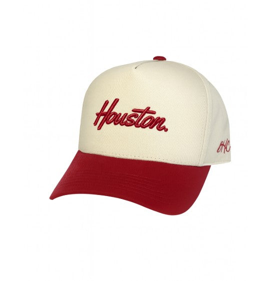 Crimson | Crimson + Off-White | Pre-curved Snapback