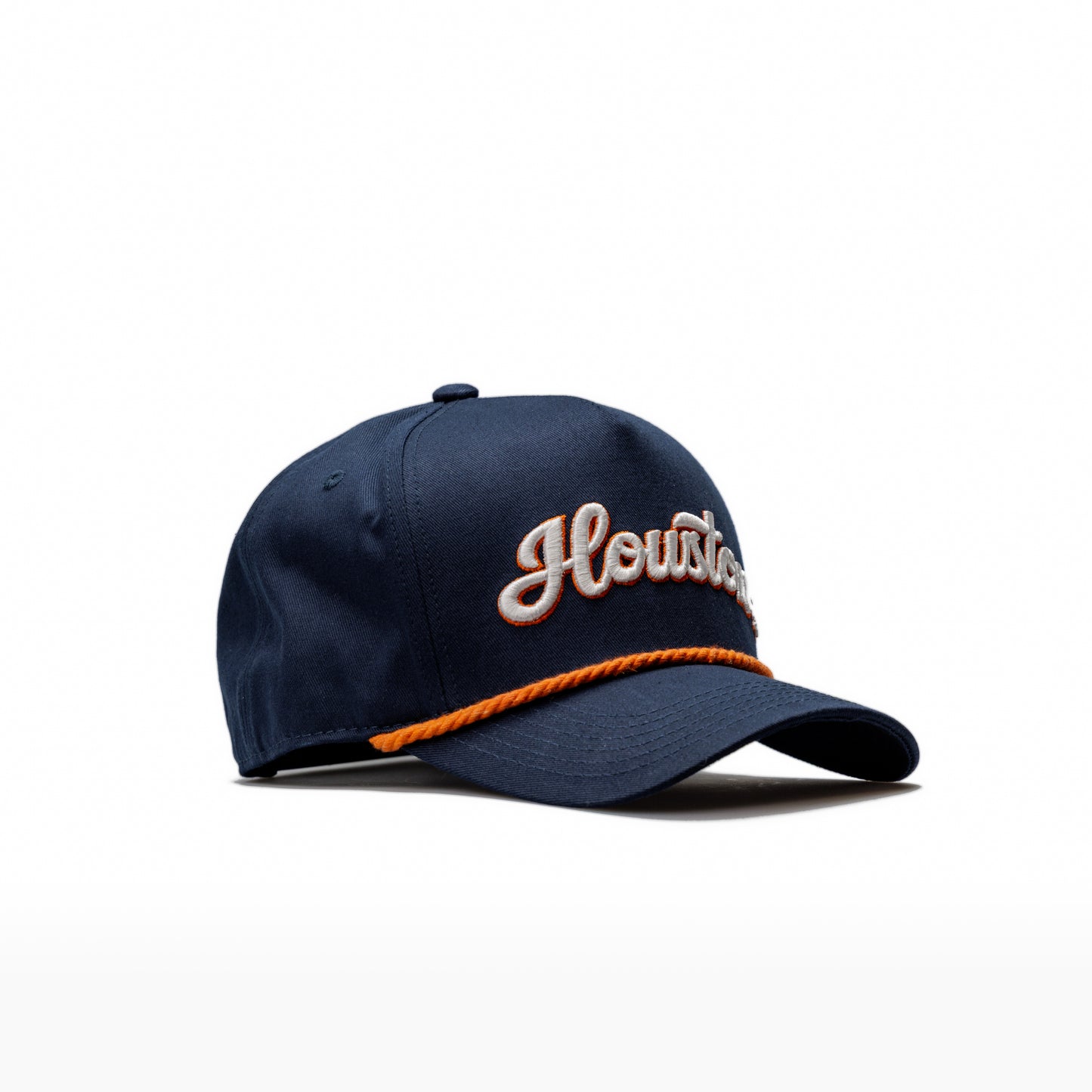 Hometown Navy | Navy with Orange Rope Premium Pre-curved Snapback