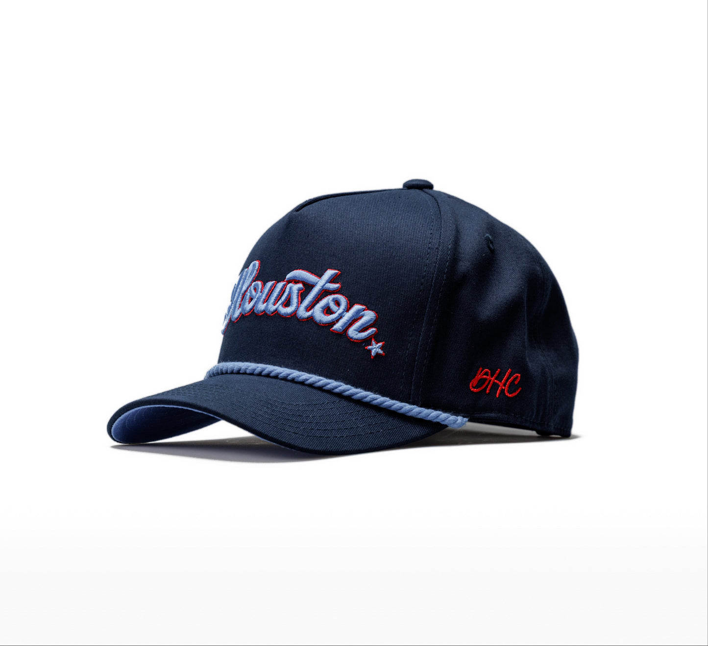 Hometown Sky Blue | Navy with Sky Blue Rope Premium Pre-curved Snapback