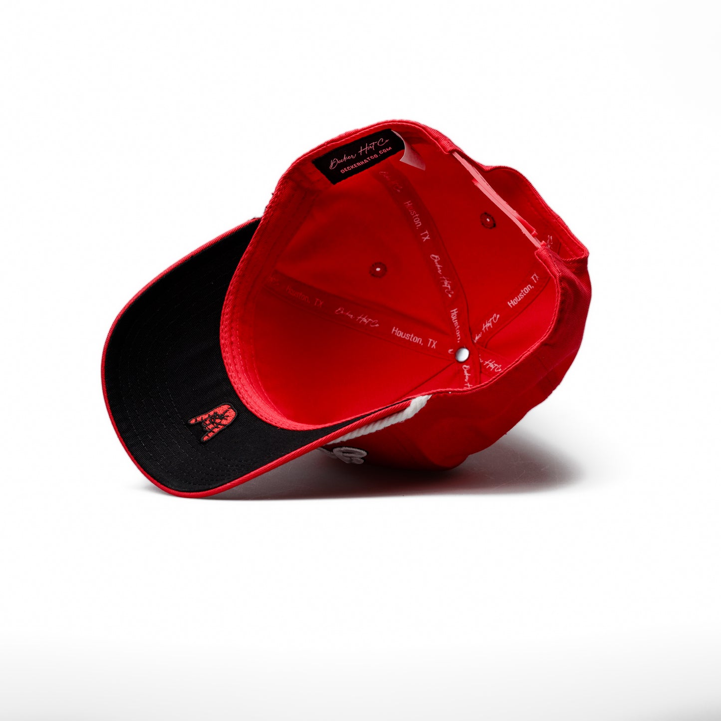 Hometown Red | Red with White Rope Premium Pre-curved Snapback