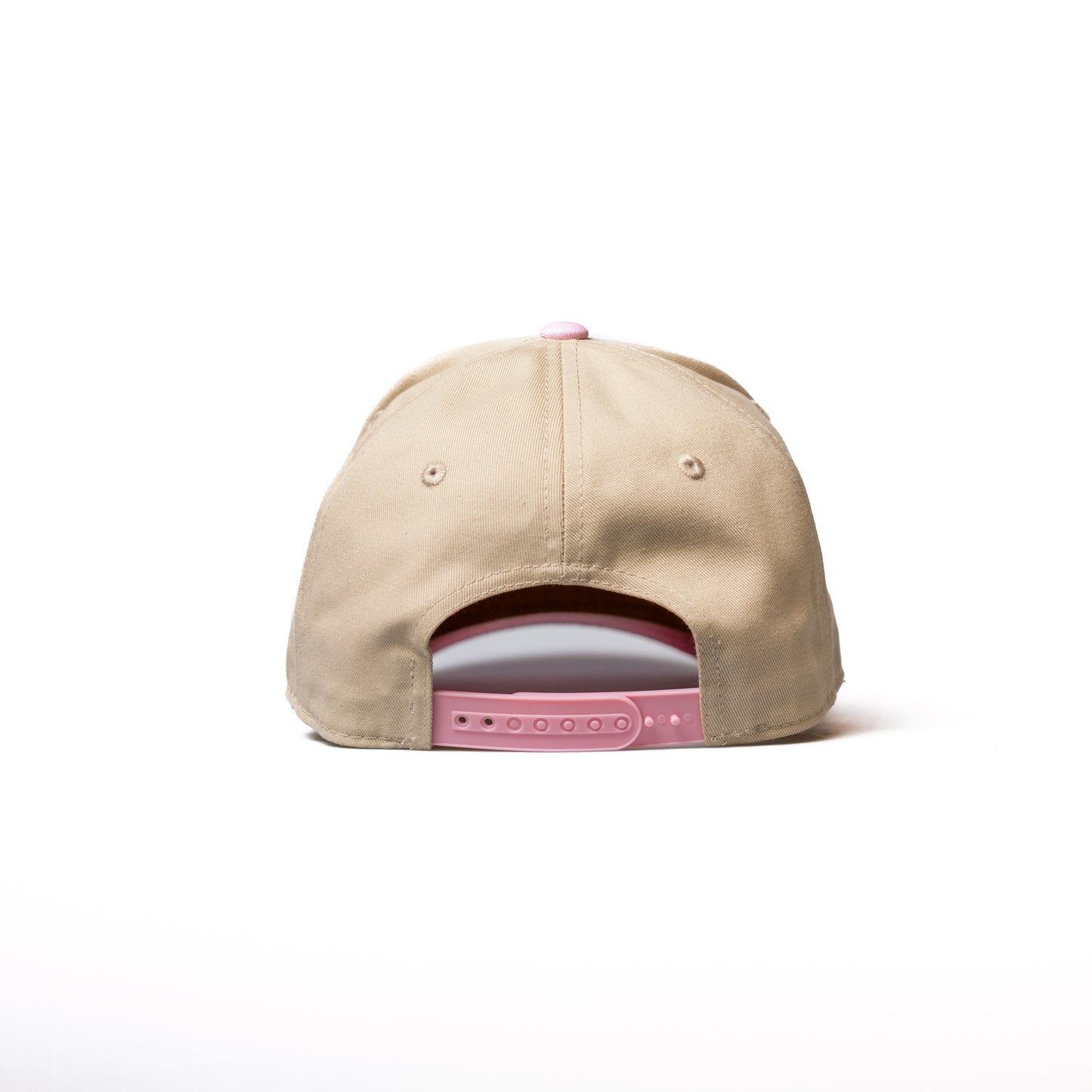 Off-White + Pink | Premium Pre-curved Snapback | *NEW RELEASE*