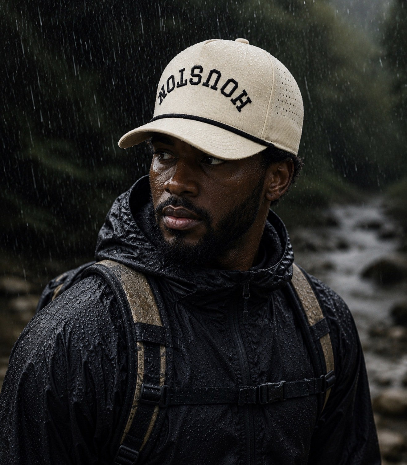 Stone | Premium Stone Performance Snapback with White Removable Rope | BRAND NEW RELEASE