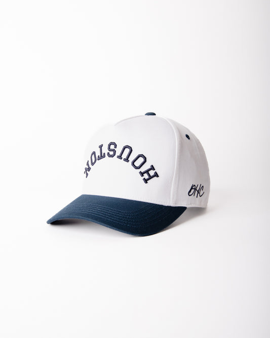 Navy & White Two-Tone | Pre-curved Snapback