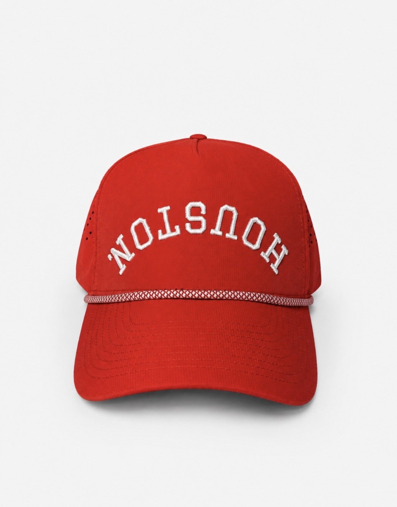 Rocket | Premium Red Performance Snapback with Red/White Removable Rope | BRAND NEW RELEASE