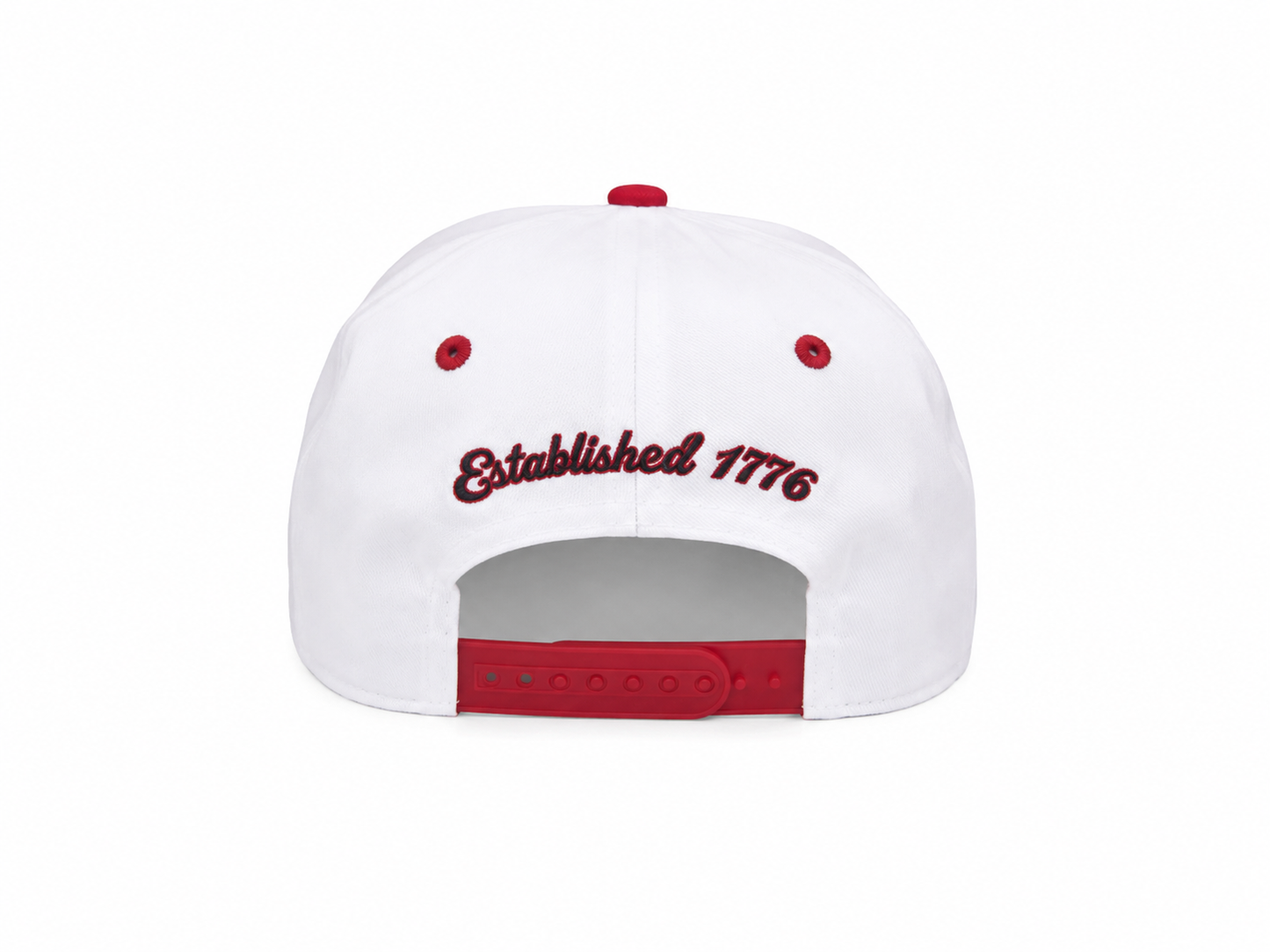 America - Patriot Collection | White with Red Rope & Blue | Pre-curved Snapback