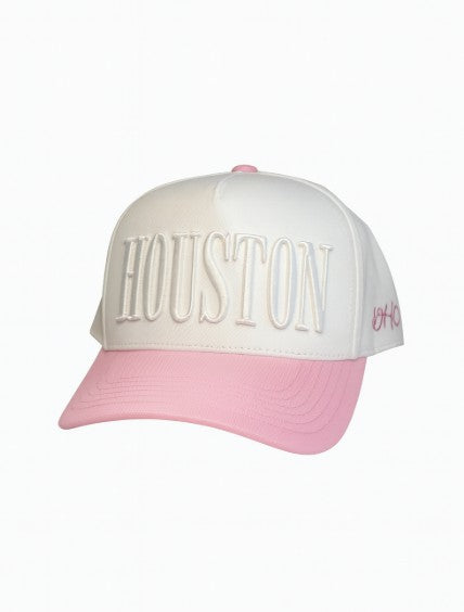 Blossom | Two-tone White + Pink | Premium Pre-curved Snapback *NEW RELEASE*