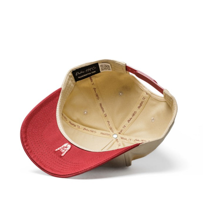 Crimson | Crimson + Off-White | Pre-curved Snapback *NEW RELEASE*