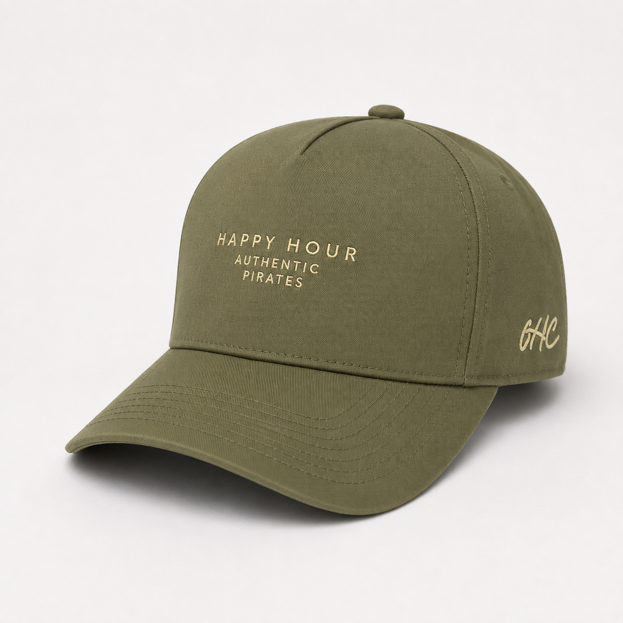 Custom Happy Hour Pilates 100% Cotton Snapback