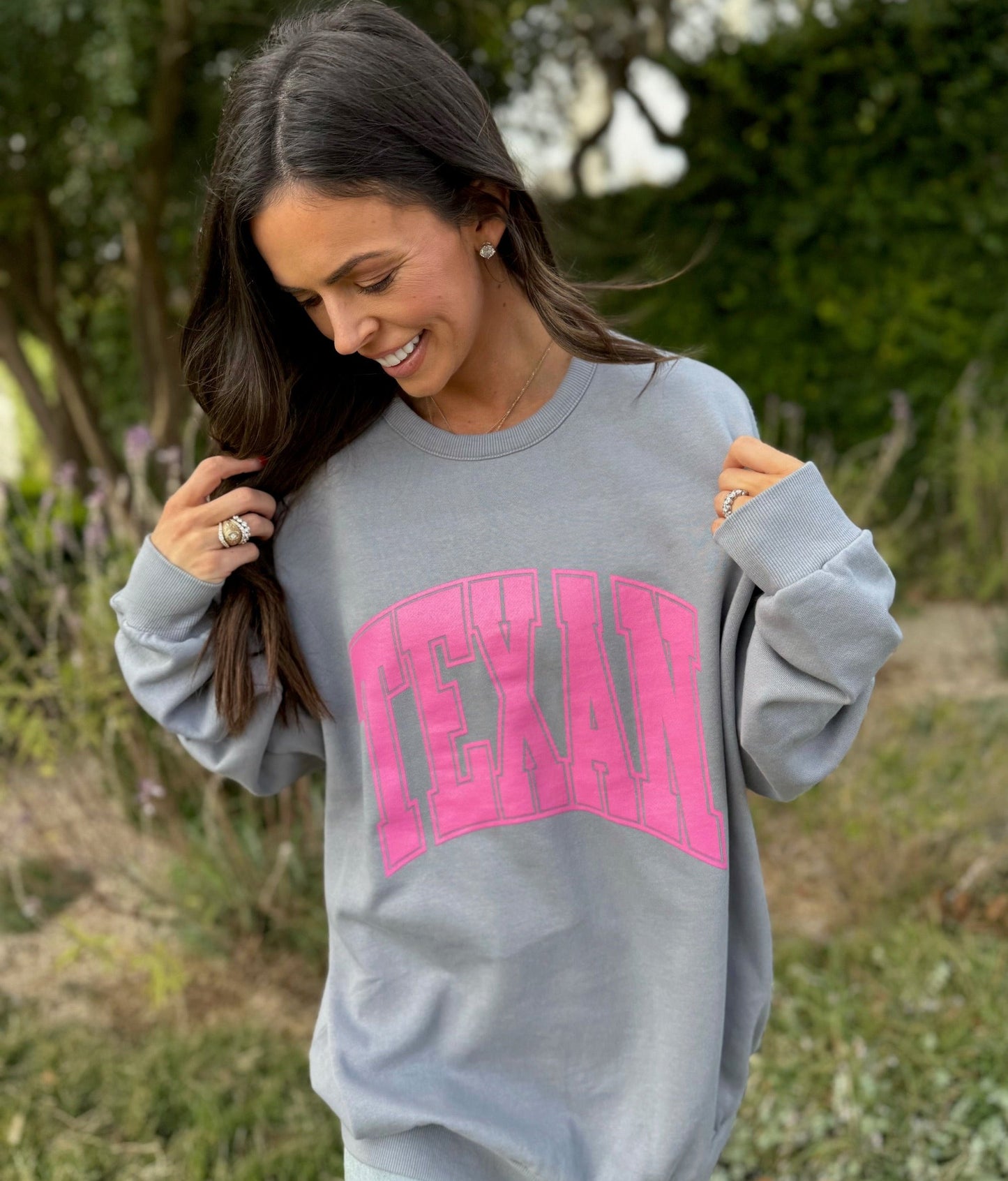 TEXAN Sweatshirt - PINK | AVAILABLE WHILE INVENTORY LASTS