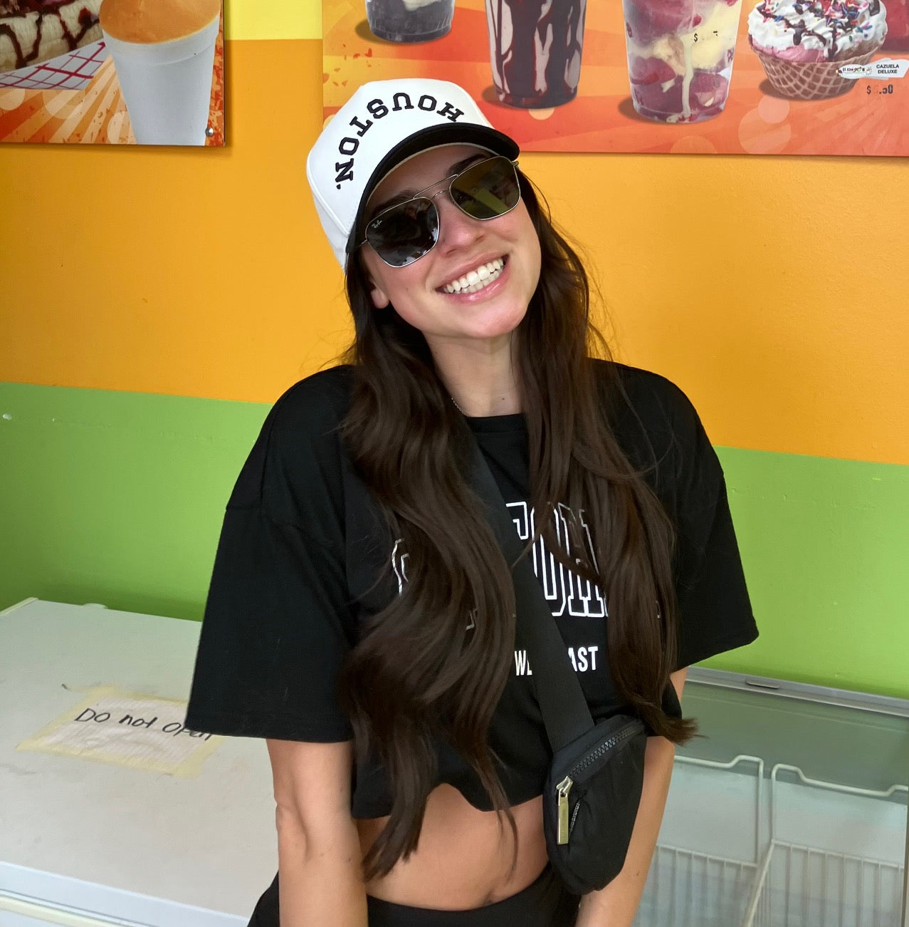 White with Black Stitching | Panda | Pre-curved Snapback