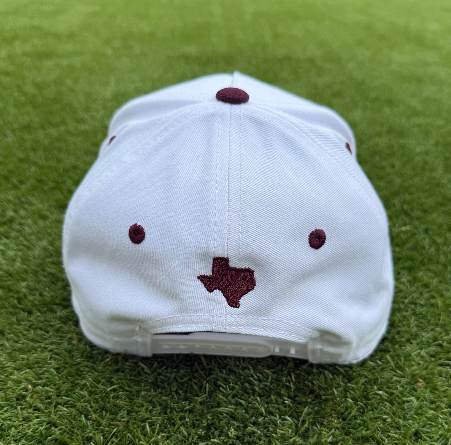 CSTAT TRUE Maroon & White Two-Tone | Pre-curved Snapback