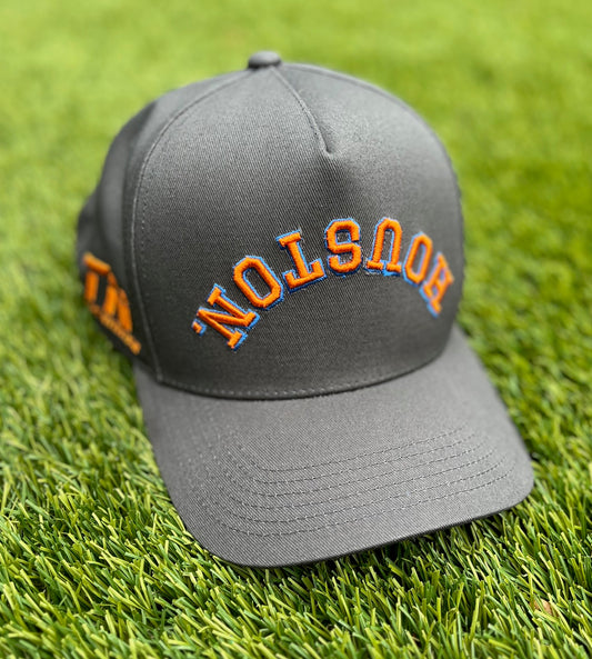 Total Nutrition HOUSTON. Hat Collaboration | Gray | Pre-Curved Snapback