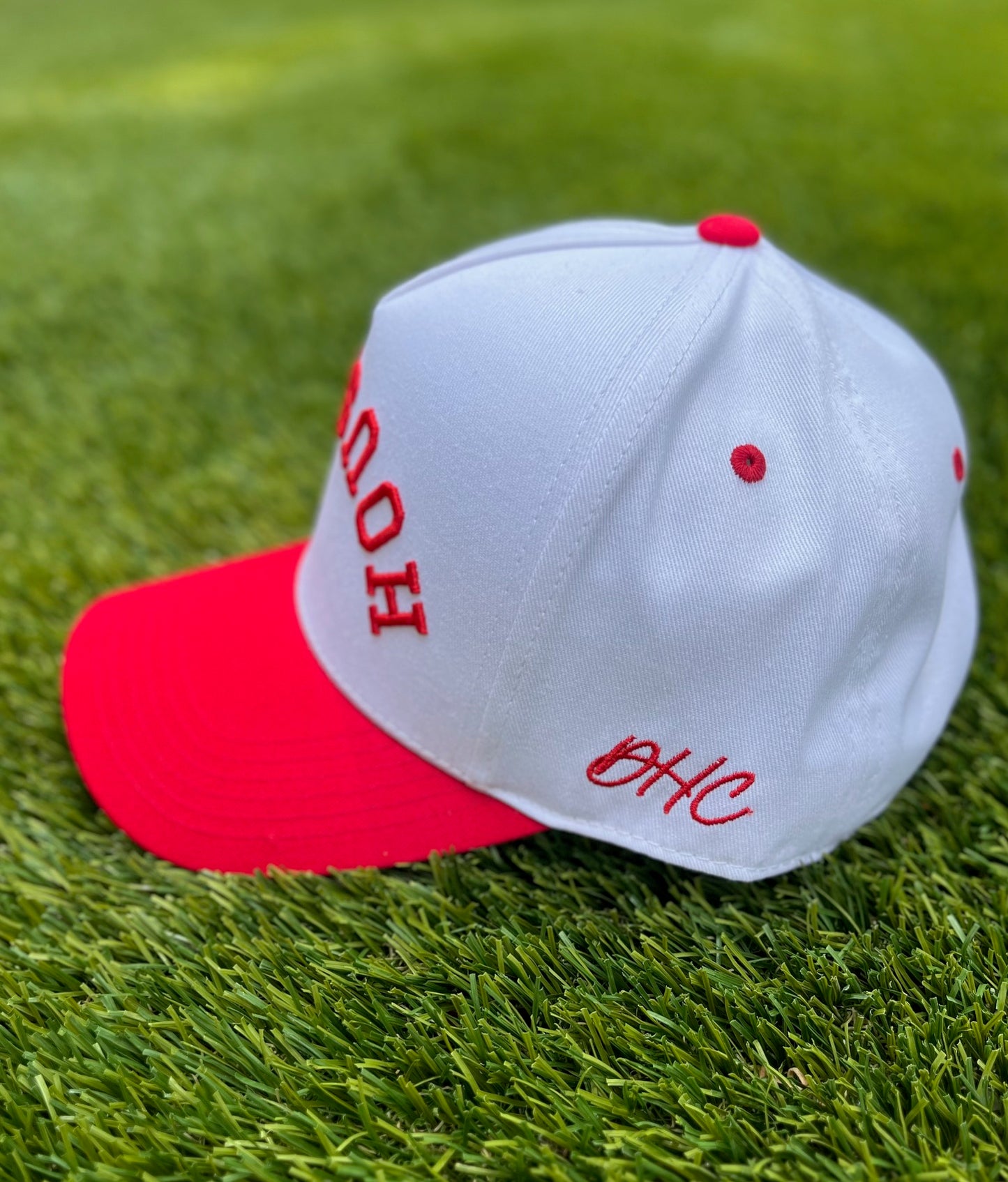 Red & White Two-Tone | Pre-curved Snapback