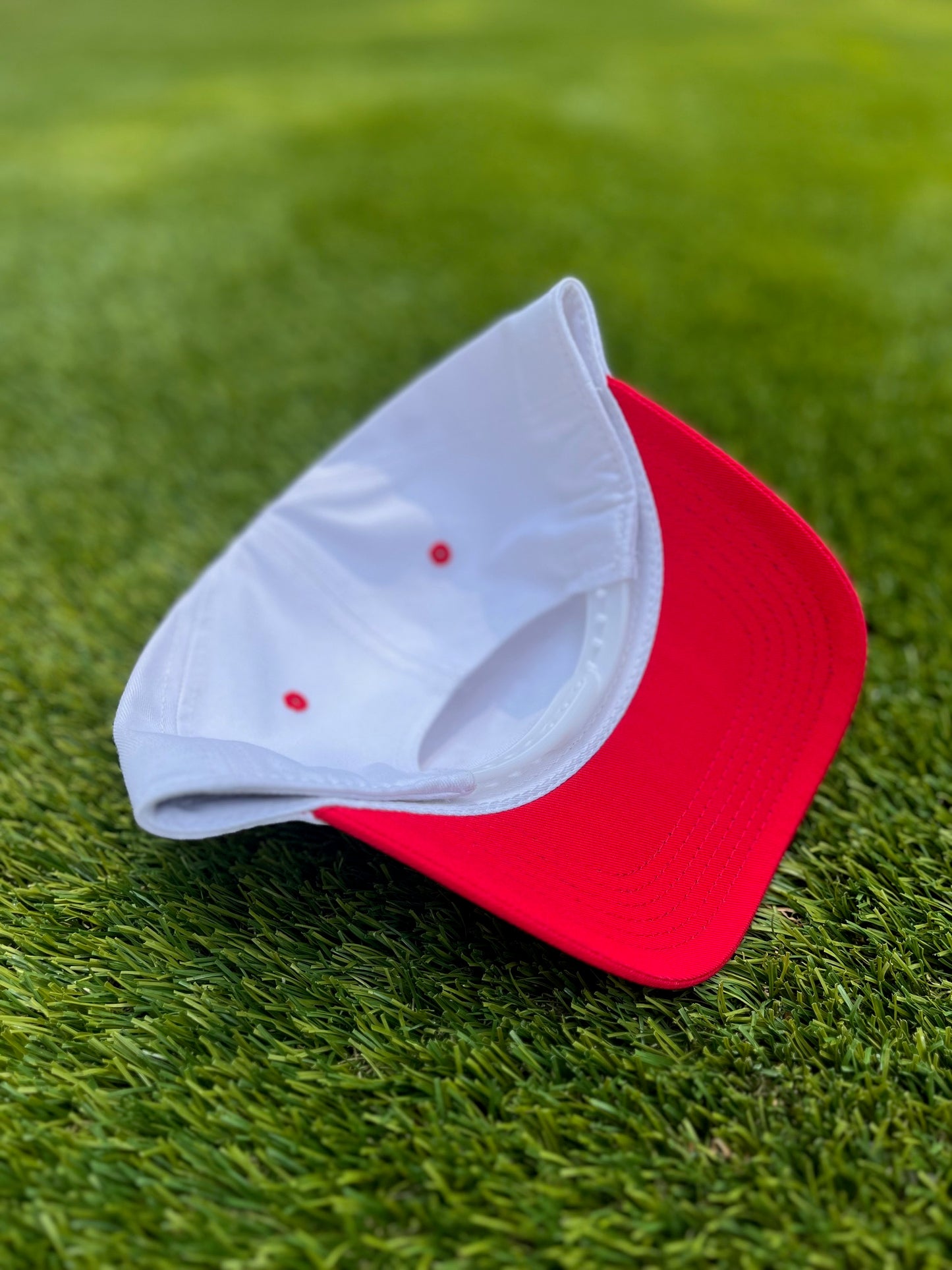 Red & White Two-Tone | Pre-curved Snapback