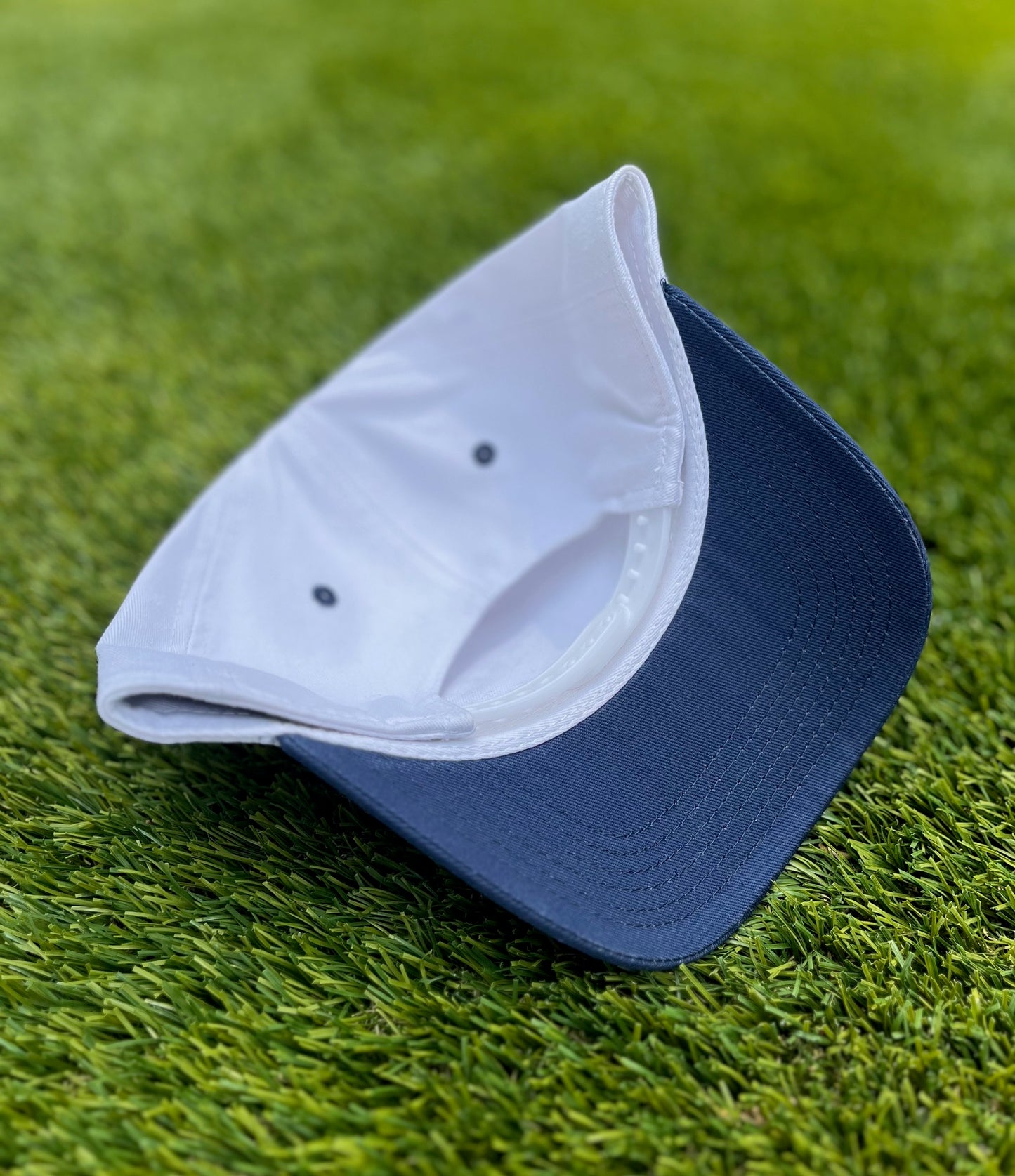 Navy & White Two-Tone | Pre-curved Snapback