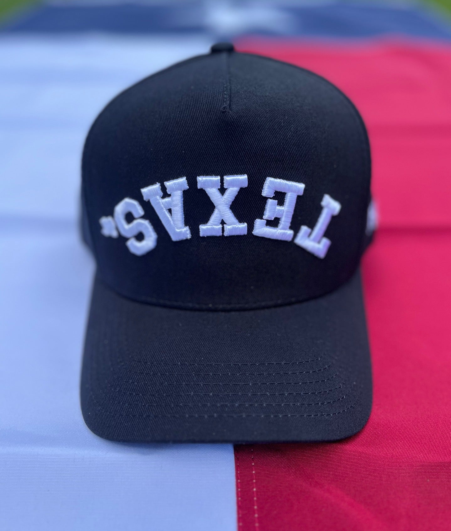 TEXAS. Black | Pre-curved Snapback | Now Available