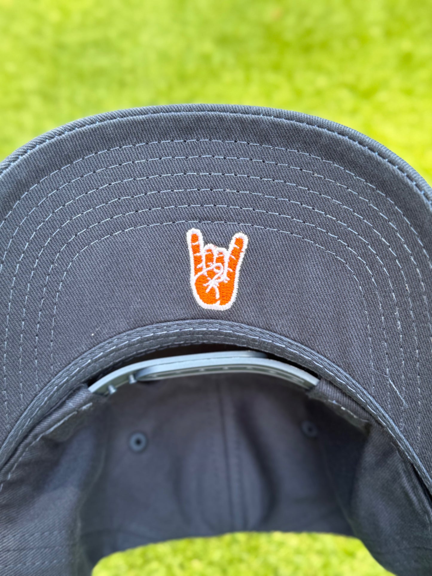 Hometown Navy | Navy with Orange Rope Premium Pre-curved Snapback