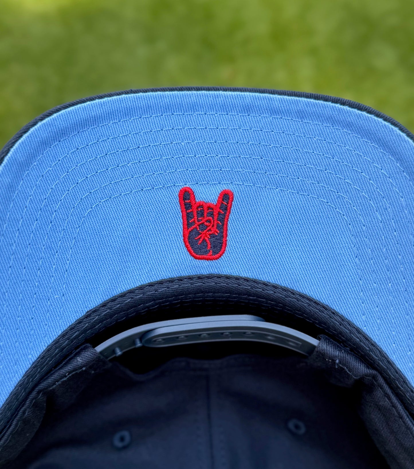 Hometown Sky Blue | Navy with Sky Blue Rope Premium Pre-curved Snapback