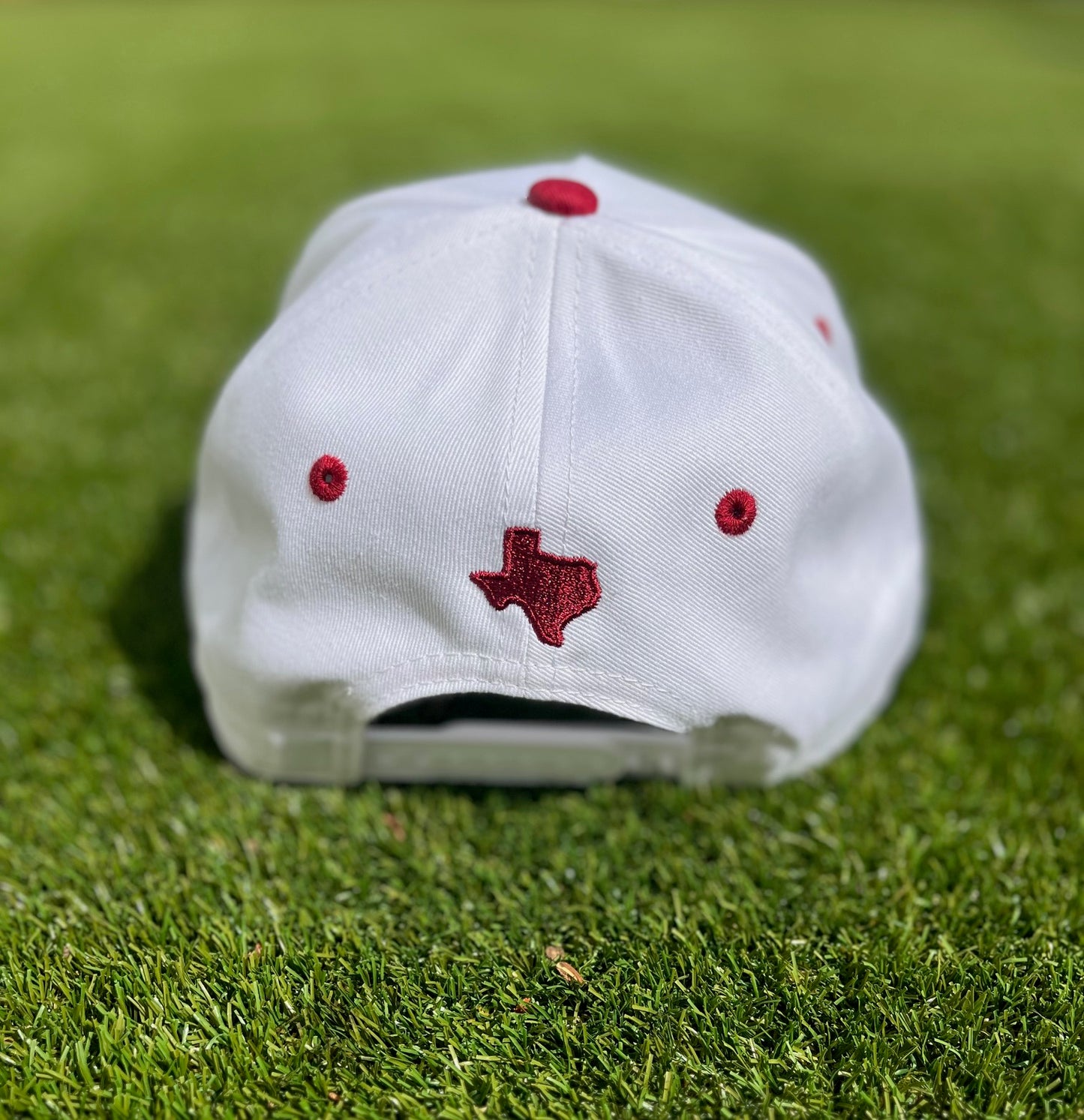 CSTAT Maroon & White Two-Tone | Pre-curved Snapback