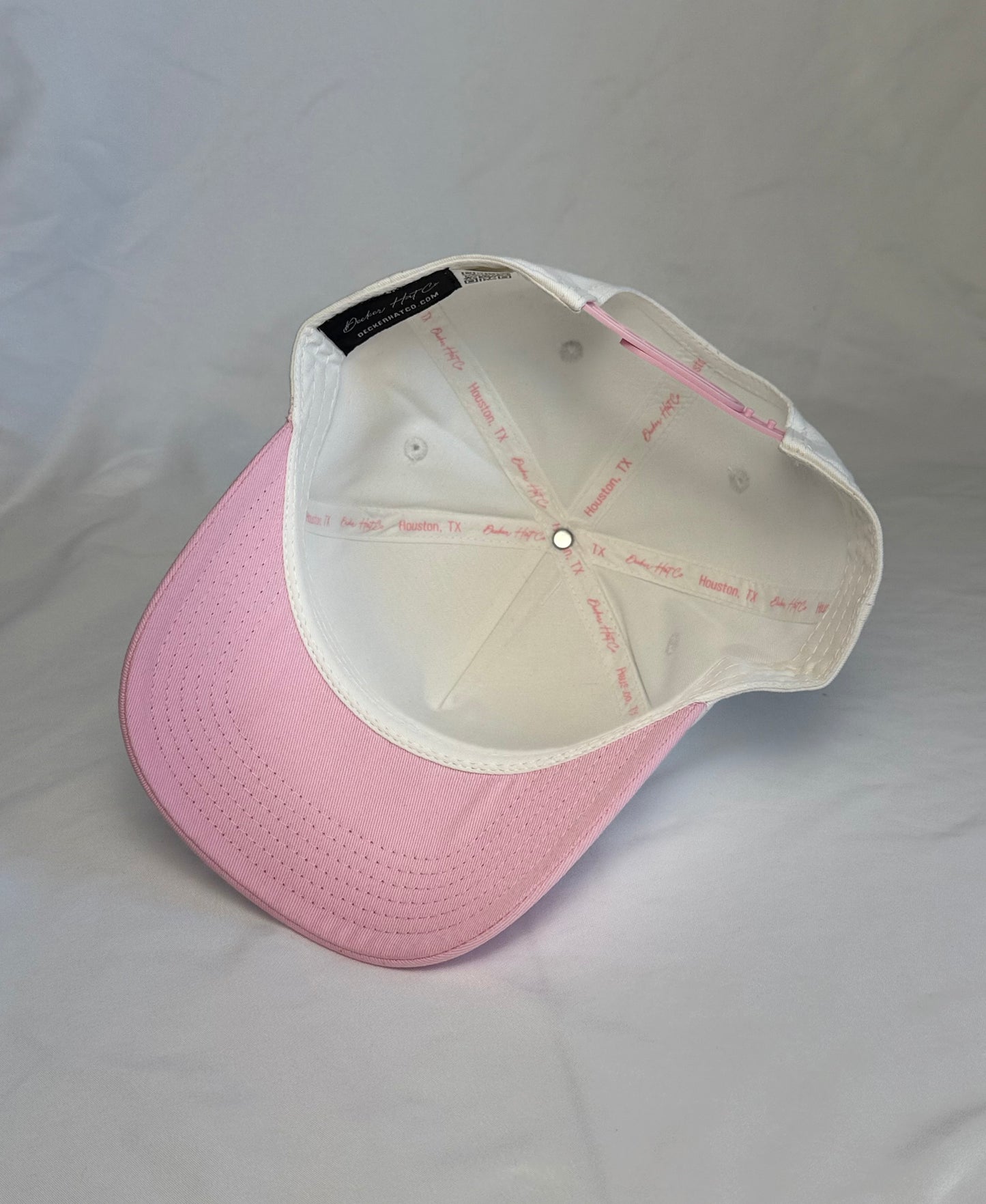Blossom | Two-tone White + Pink | Premium Pre-curved Snapback *NEW RELEASE*