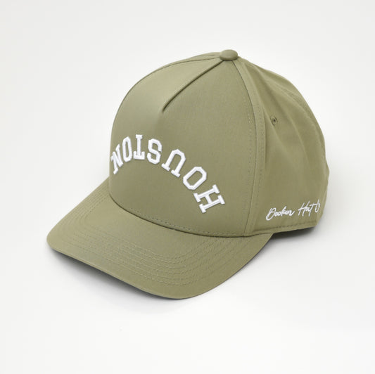 Sage with White Stitching | Pre-curved Snapback