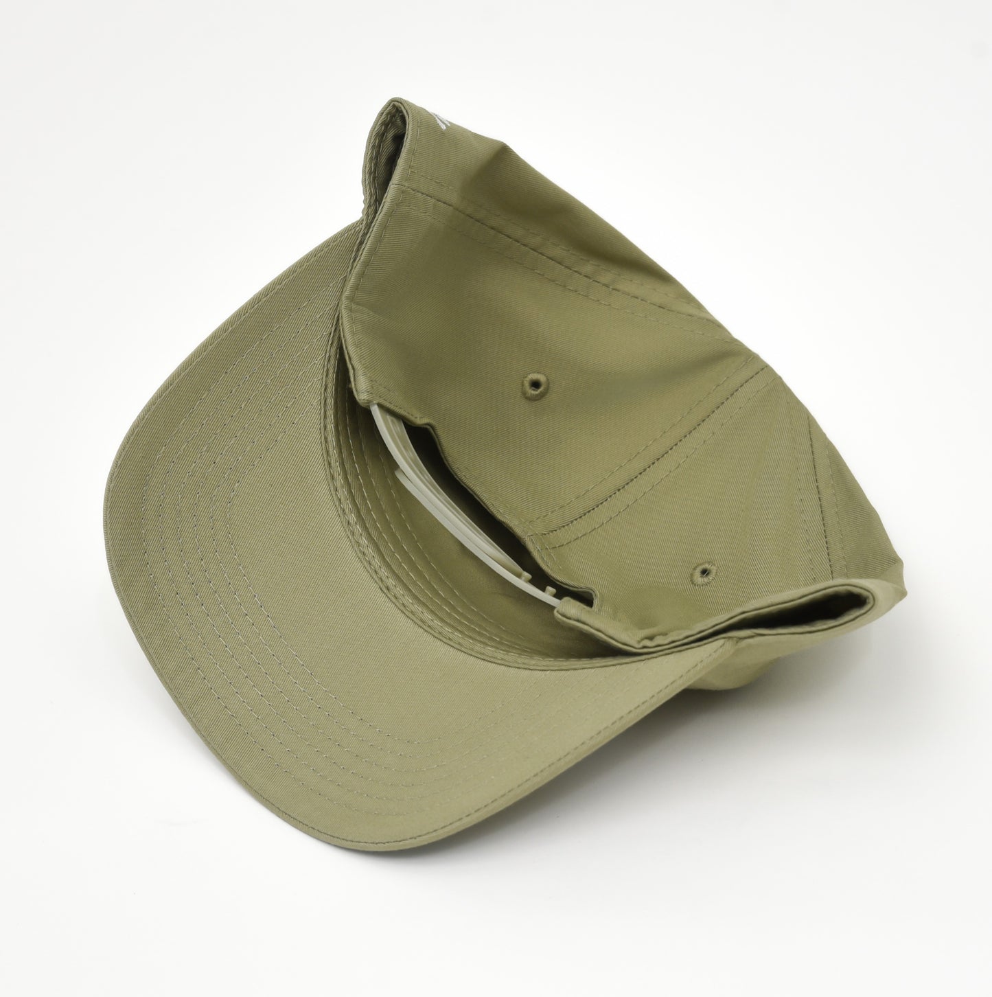 Sage with White Stitching | Pre-curved Snapback