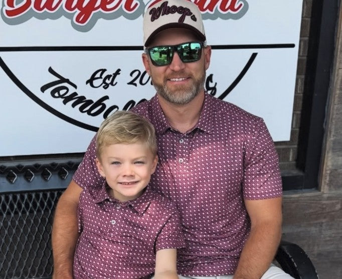 Whoop | Off-White & Maroon/Black  | 100% Cotton Snapback, Off-White with Camo Bill