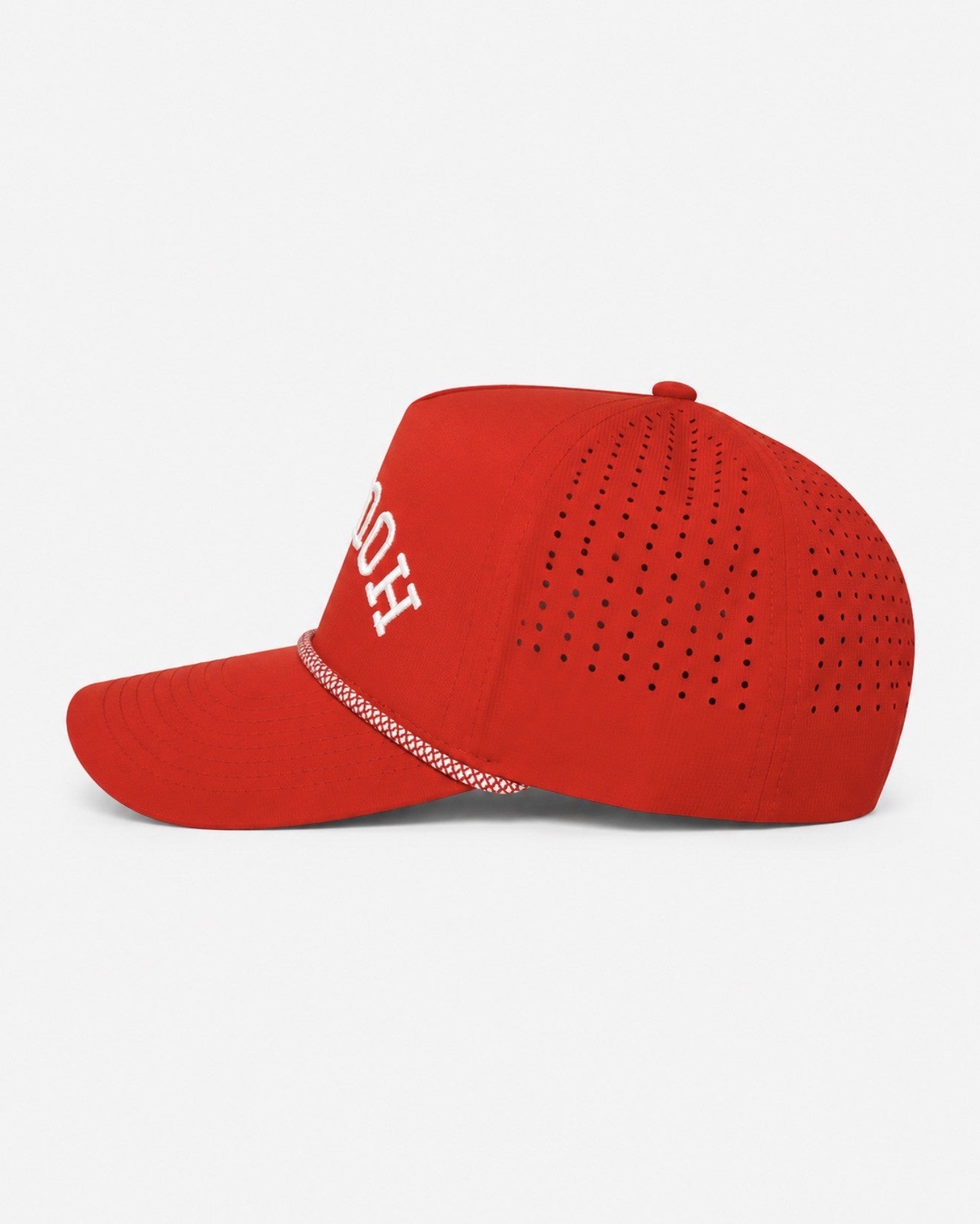 Rocket | Premium Red Performance Snapback with Red/White Removable Rope | BRAND NEW RELEASE